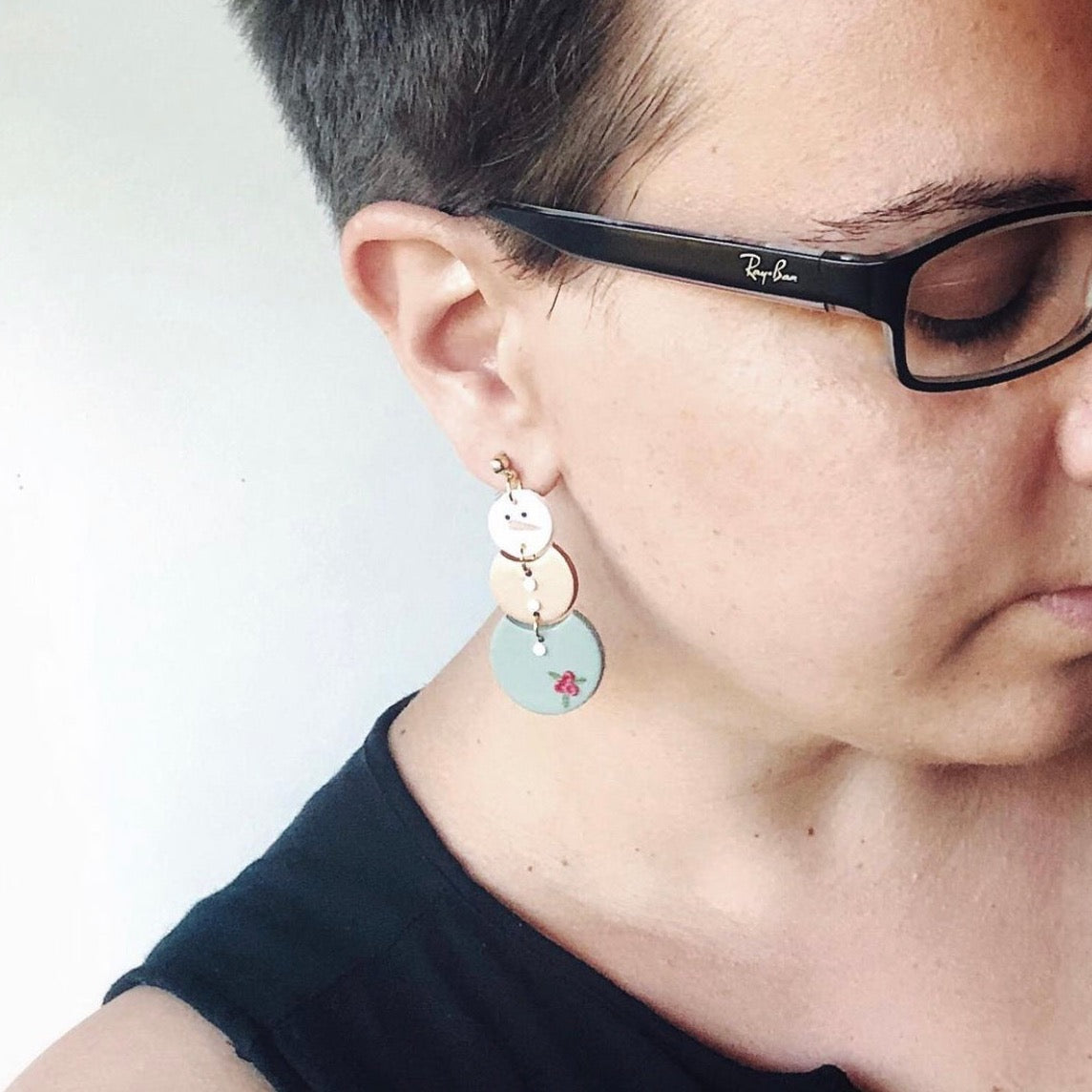 Snowman Dangles |  Christmas Collection